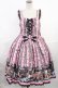 画像1: metamorphose / Happy Sewing Timeジャンパースカート+ヘッドドレスセット サイズ1 ブラック/ピンク H-25-06-18-1001-ME-OP-NS-ZH (1)