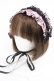 画像5: metamorphose / 【プラスサイズ】Happy Sewing Time フリルジャンパースカート+ヘッドドレスセット プラスサイズ ブラック/ピンク H-25-06-18-1002-ME-OP-NS-ZH