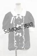 DearMyLove / マトンスリーブブラウス 3L ブラック H-25-06-18-1027-EL-BL-NS-ZH