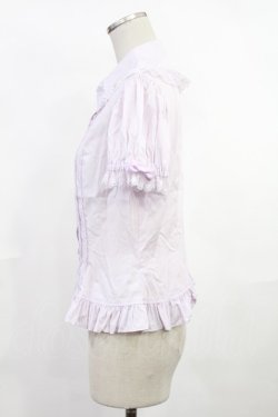 画像2: Angelic Pretty / ブロッサムリボンジャボブラウス Free ラベンダー H-25-06-18-1032-AP-BL-NS-ZH