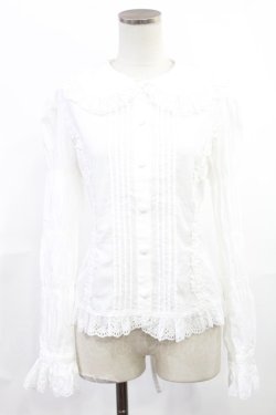 画像1: metamorphose / ローズレーズブラウス Free アイボリー H-25-06-18-1035-ME-BL-NS-ZH