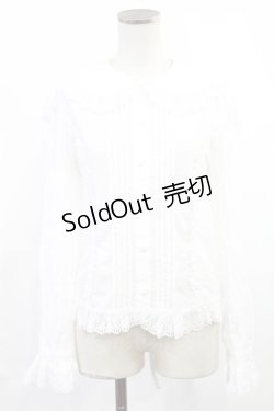 画像1: metamorphose / ローズレーズブラウス Free アイボリー H-25-06-18-1035-ME-BL-NS-ZH