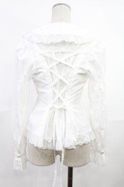 画像3: metamorphose / ローズレーズブラウス Free アイボリー H-25-06-18-1035-ME-BL-NS-ZH