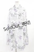 Jamie エーエヌケー / アメコミベアBIGシャツ M オフ H-25-06-18-1039-LO-BL-NS-ZH
