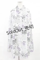 Jamie エーエヌケー / アメコミベアBIGシャツ M オフ H-25-06-18-1039-LO-BL-NS-ZH