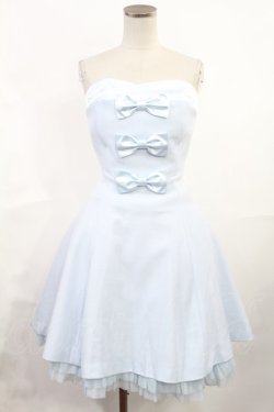 画像1: JESUS DIAMANTE / バルドーベアワンピース 38 サックス H-25-06-18-1016-JE-OP-NS-ZH