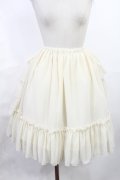 Victorian maiden / フリルシフォンアンダースカート Free アイボリー H-25-06-18-1023-CL-SK-NS-ZH