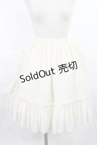 Victorian maiden / フリルシフォンアンダースカート Free アイボリー H-25-06-18-1023-CL-SK-NS-ZH