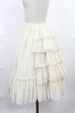 画像2: Victorian maiden / フリルシフォンアンダースカート Free アイボリー H-25-06-18-1023-CL-SK-NS-ZH