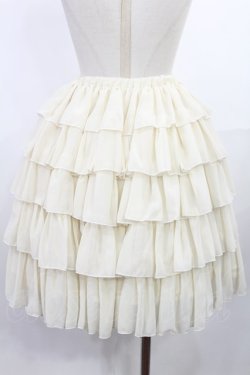 画像3: Victorian maiden / フリルシフォンアンダースカート Free アイボリー H-25-06-18-1023-CL-SK-NS-ZH