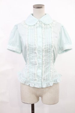 画像1: Innocent World / テミスブラウス M サックス H-25-06-18-1026-IW-BL-NS-ZH