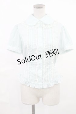 画像1: Innocent World / テミスブラウス M サックス H-25-06-18-1026-IW-BL-NS-ZH
