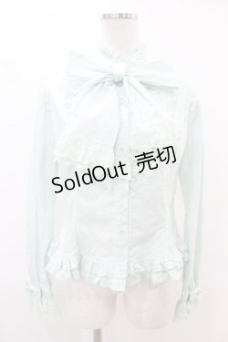 画像1: Angelic Pretty / ジュエリーボウタイブラウス Free ミント H-25-06-18-013-AP-BL-NS-ZH