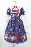 Angelic Pretty / Girly Apples付け袖ワンピースSet Free ブルー H-25-06-18-014-AP-OP-NS-ZH