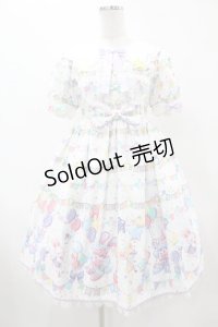 Angelic Pretty / Happy Garlandワンピース Free シロ H-25-06-18-015-AP-OP-NS-ZH