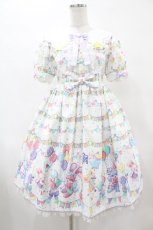 画像1: Angelic Pretty / Happy Garlandワンピース Free シロ H-25-06-18-015-AP-OP-NS-ZH (1)