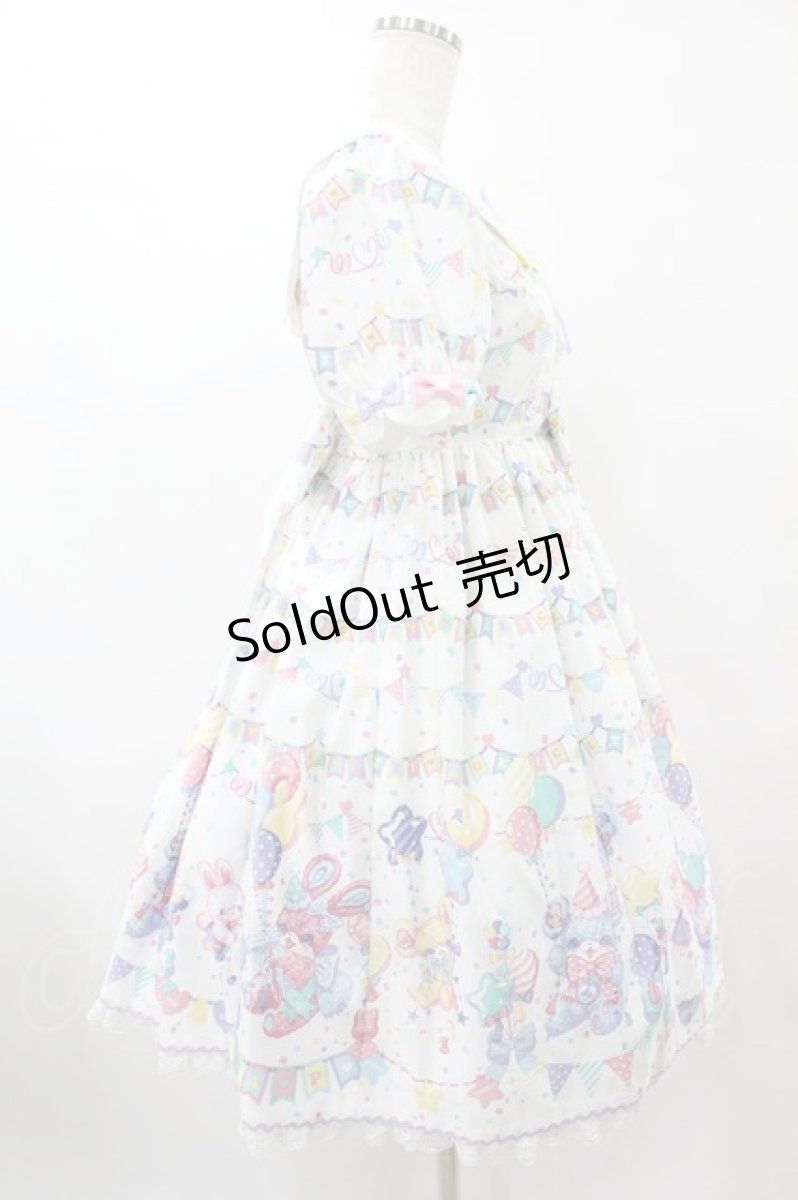 画像3: Angelic Pretty / Happy Garlandワンピース Free シロ H-25-06-18-015-AP-OP-NS-ZH (3)