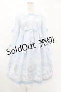 Angelic Pretty / Cecilia Crossワンピース Free サックス H-25-06-18-018-AP-OP-NS-ZH