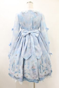 画像2: Angelic Pretty / Cecilia Crossワンピース Free サックス H-25-06-18-018-AP-OP-NS-ZH