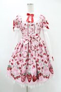 Angelic Pretty / おめかしBerryワンピース Free ピンク H-25-06-18-019-AP-OP-NS-ZH