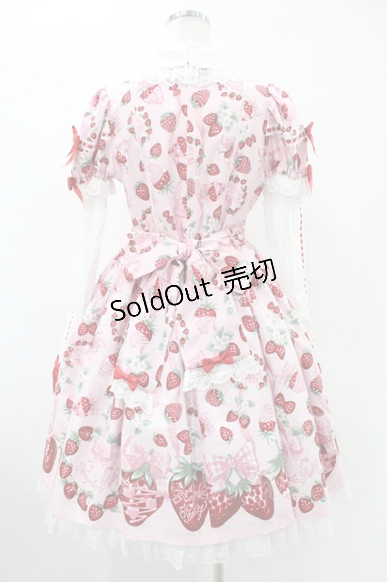 画像2: Angelic Pretty / おめかしBerryワンピース Free ピンク H-25-06-18-019-AP-OP-NS-ZH (2)