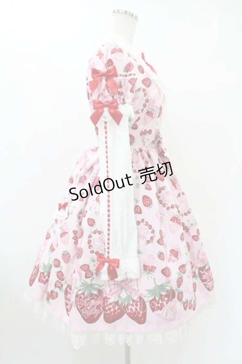 画像3: Angelic Pretty / おめかしBerryワンピース Free ピンク H-25-06-18-019-AP-OP-NS-ZH (3)