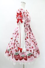 画像3: Angelic Pretty / おめかしBerryワンピース Free ピンク H-25-06-18-019-AP-OP-NS-ZH (3)