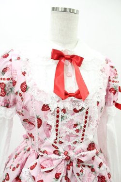 画像4: Angelic Pretty / おめかしBerryワンピース Free ピンク H-25-06-18-019-AP-OP-NS-ZH