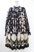 metamorphose / 花鹿の万華鏡 Aラインワンピース サイズ1 黒檀（Black） H-25-06-18-021-ME-OP-NS-ZH