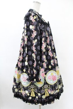 画像3: metamorphose / 花鹿の万華鏡 Aラインワンピース サイズ1 黒檀（Black） H-25-06-18-021-ME-OP-NS-ZH