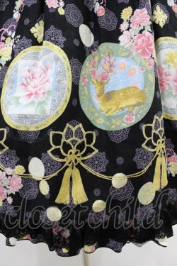 画像5: metamorphose / 花鹿の万華鏡 Aラインワンピース サイズ1 黒檀（Black） H-25-06-18-021-ME-OP-NS-ZH