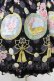 画像5: metamorphose / 花鹿の万華鏡 Aラインワンピース サイズ1 黒檀（Black） H-25-06-18-021-ME-OP-NS-ZH (5)