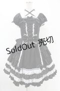 Angelic Pretty / Sweets Princessワンピース Free ブラック H-25-06-18-022-AP-OP-NS-ZH