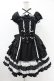 画像1: Angelic Pretty / Sweets Princessワンピース Free ブラック H-25-06-18-022-AP-OP-NS-ZH (1)