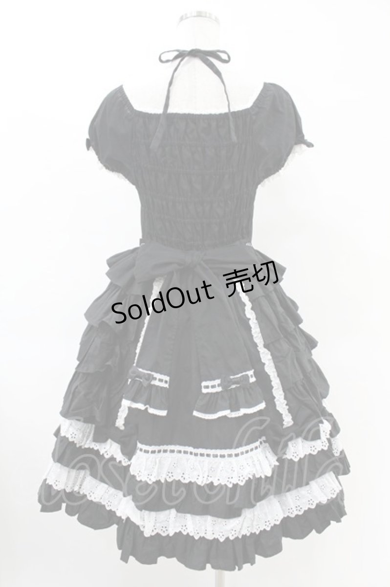 画像2: Angelic Pretty / Sweets Princessワンピース Free ブラック H-25-06-18-022-AP-OP-NS-ZH (2)
