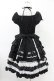 画像2: Angelic Pretty / Sweets Princessワンピース Free ブラック H-25-06-18-022-AP-OP-NS-ZH (2)