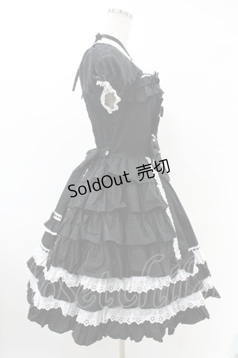 画像3: Angelic Pretty / Sweets Princessワンピース Free ブラック H-25-06-18-022-AP-OP-NS-ZH (3)