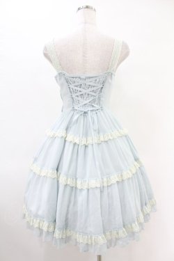 画像2: Innocent World / リンダーホーフジャンパースカート M93cm丈 サックス H-25-06-18-023-IW-OP-NS-ZH
