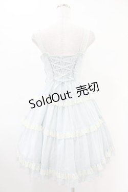 画像2: Innocent World / リンダーホーフジャンパースカート M93cm丈 サックス H-25-06-18-023-IW-OP-NS-ZH
