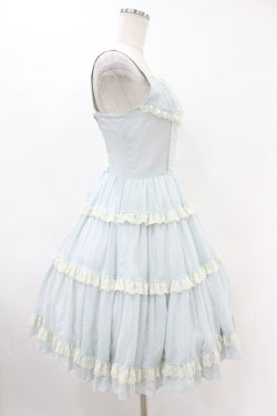 画像3: Innocent World / リンダーホーフジャンパースカート M93cm丈 サックス H-25-06-18-023-IW-OP-NS-ZH