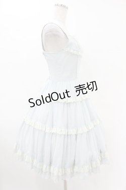 画像3: Innocent World / リンダーホーフジャンパースカート M93cm丈 サックス H-25-06-18-023-IW-OP-NS-ZH