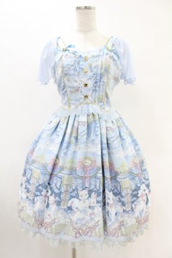 画像1: Angelic Pretty / Holy Theaterジャンパースカート Free サックス H-25-06-18-024-AP-OP-NS-ZH