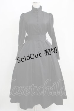 画像1: Sheglit / Victorianバッスルワンピース M ブラック H-25-06-19-001-EL-OP-KB-ZH