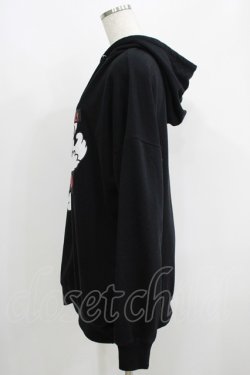 画像2: LISTEN FLAVOR / Banned Bear Hoodie  ブラック H-25-06-19-029-PU-TO-KB-ZH