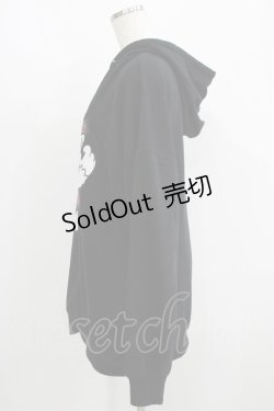 画像2: LISTEN FLAVOR / Banned Bear Hoodie  ブラック H-25-06-19-029-PU-TO-KB-ZH