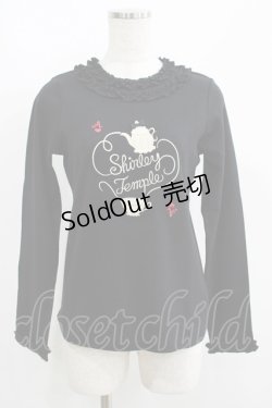 画像1: Shirley Temple / Tea Partyカットソー 160 ブラック H-25-06-19-031-ET-TO-KB-ZH