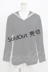 MILK / セーラーカットソー  ブラック H-25-06-19-038-ML-TO-KB-ZH
