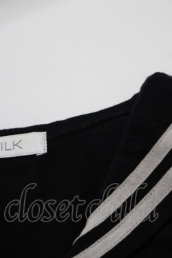 画像4: MILK / セーラーカットソー  ブラック H-25-06-19-038-ML-TO-KB-ZH