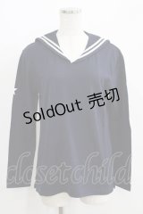 MILK / セーラーカットソー  ネイビー H-25-06-19-039-ML-TO-KB-ZH
