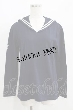 画像1: MILK / セーラーカットソー  ネイビー H-25-06-19-039-ML-TO-KB-ZH